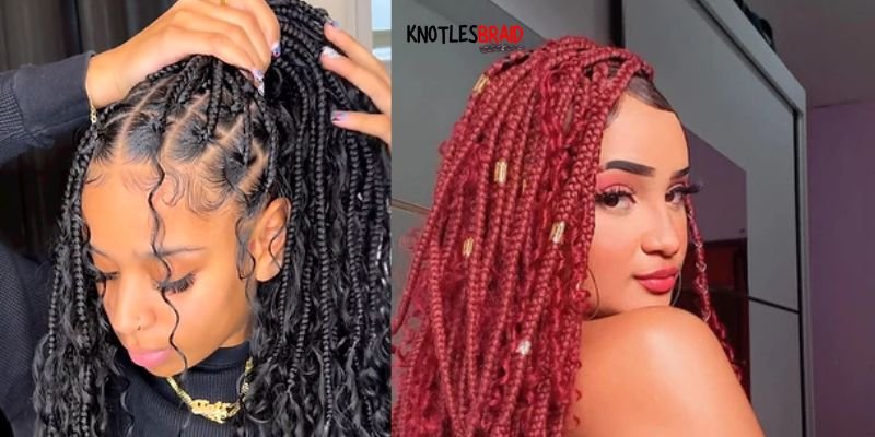 Bohemian Knotless Braids