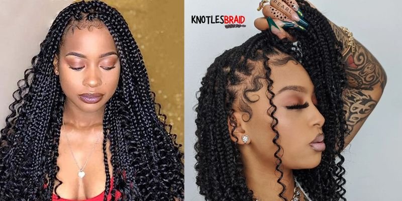 Knotless Braids Suitable for Natural Hair