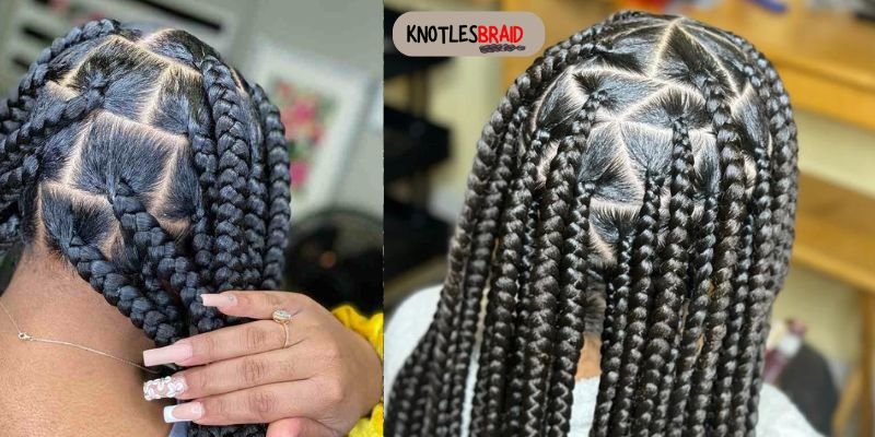 Medium Large Knotless Box Braids