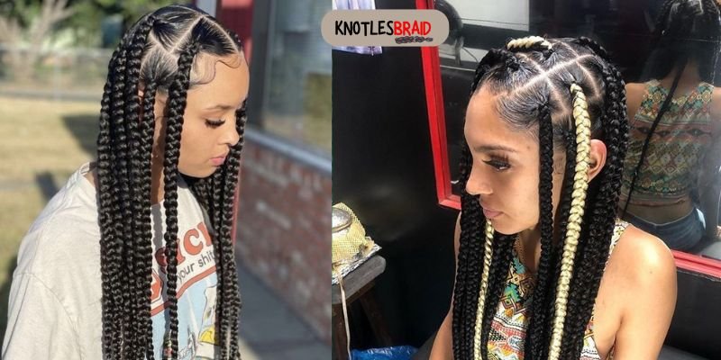 Jumbo Knotless Box Braids