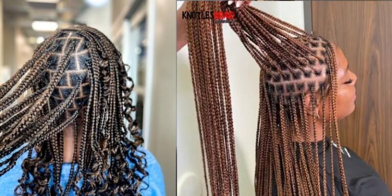 Knotless Braids with Beads at the End: A Trendy and Timeless Protective Style