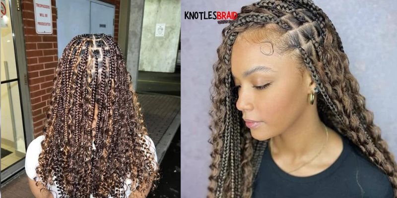 Medium Bohemian Knotless Braids: The Perfect Fusion of Elegance and Edge