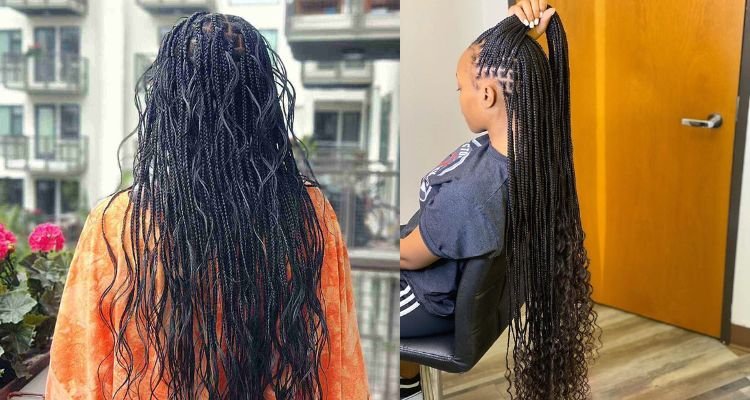 Knotless Braids for Thin Hair