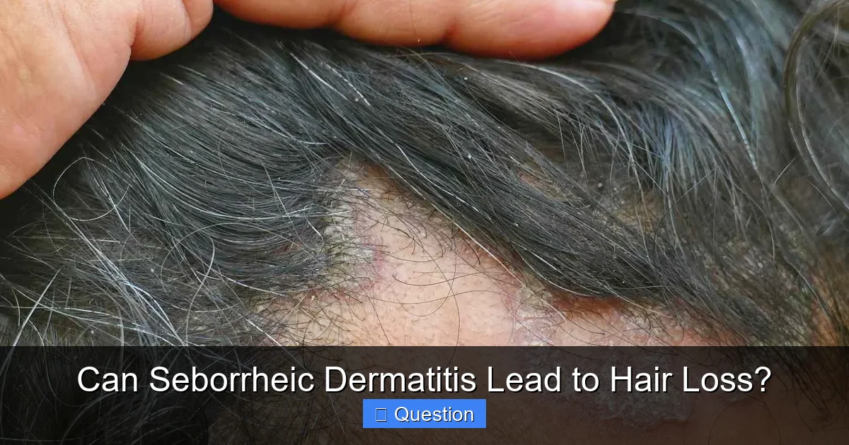 Can Seborrheic Dermatitis Lead to Hair Loss?