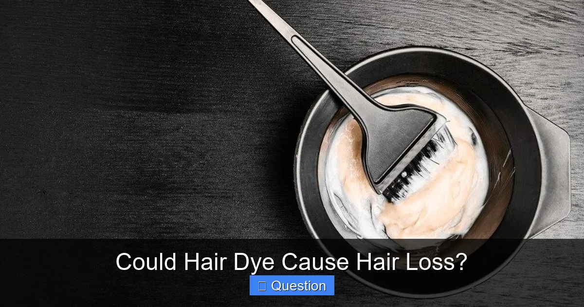 Could Hair Dye Cause Hair Loss?