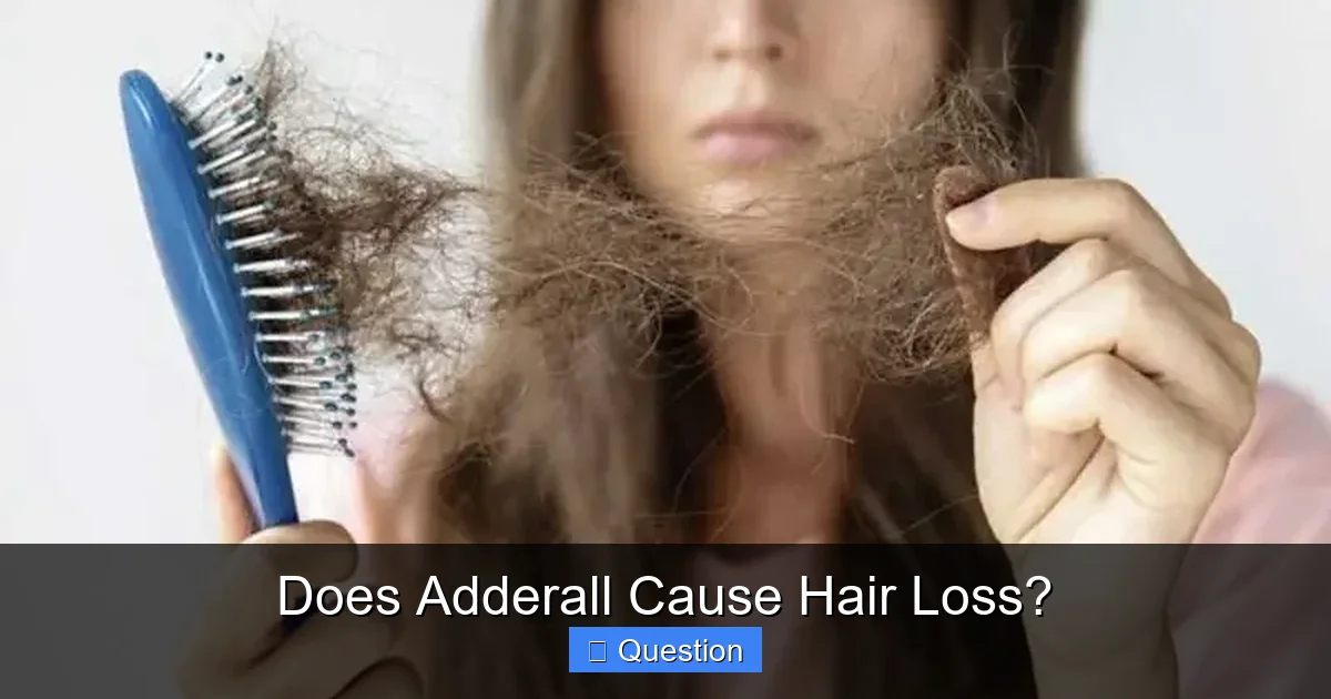 Does Adderall Cause Hair Loss?