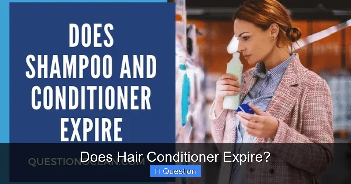Does Hair Conditioner Expire?
