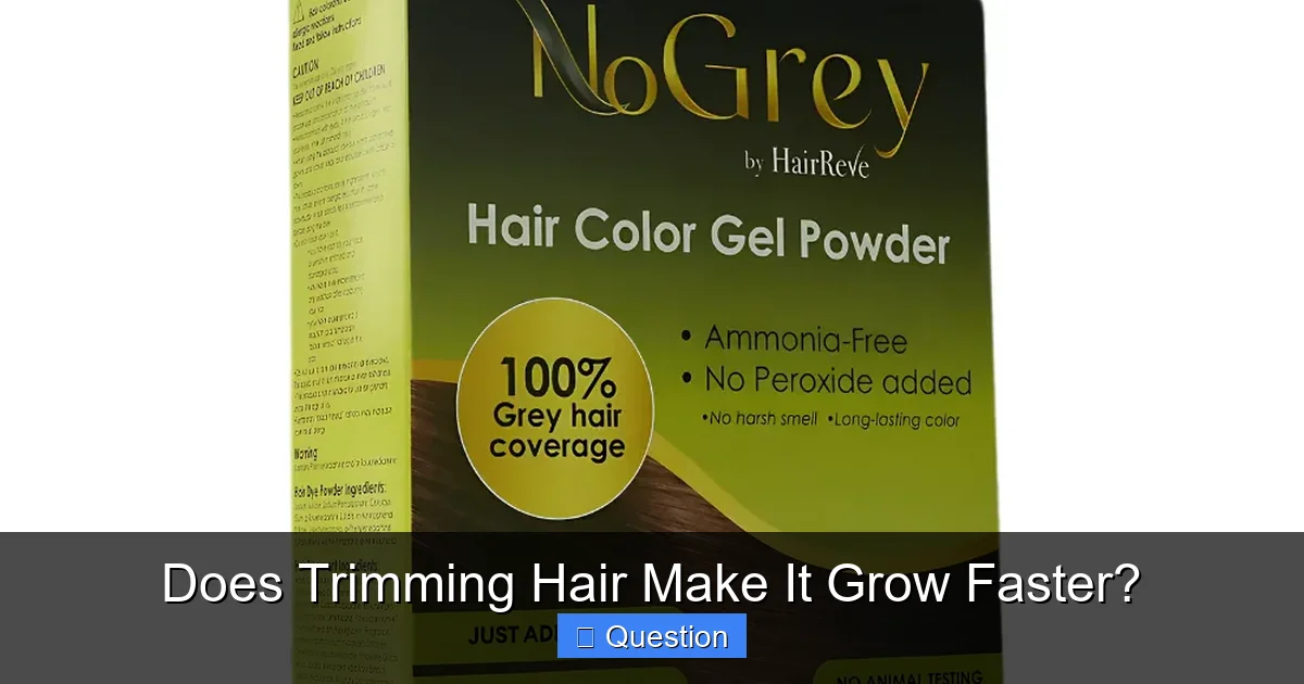 Does Trimming Hair Make It Grow Faster?