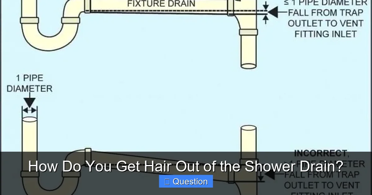 How Do You Get Hair Out of the Shower Drain?