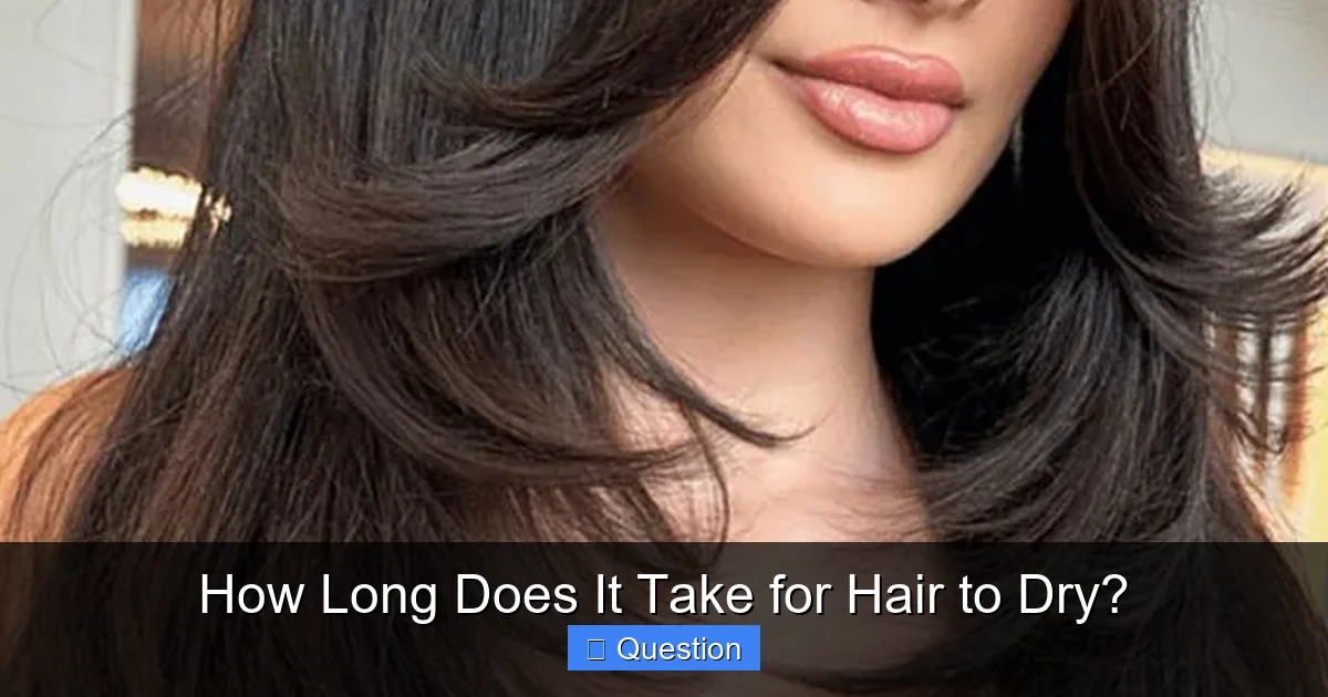 How Long Does It Take for Hair to Dry?