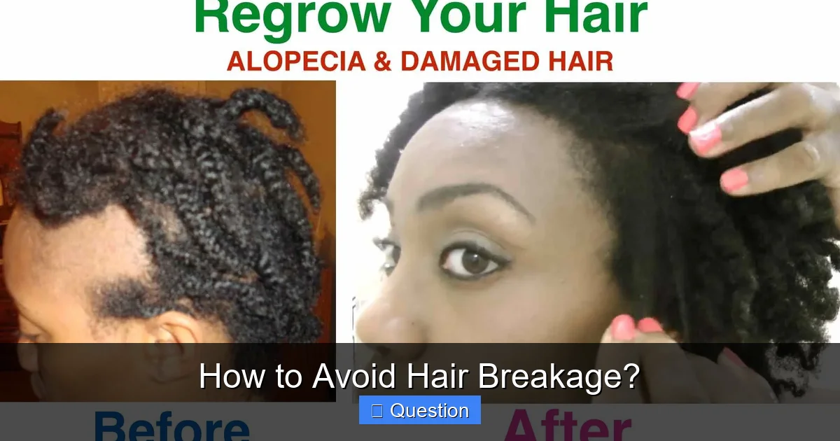 How to Avoid Hair Breakage?