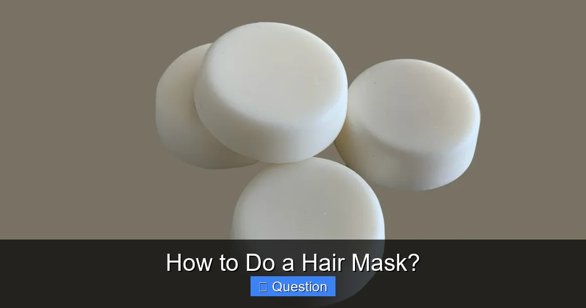 How to Do a Hair Mask?