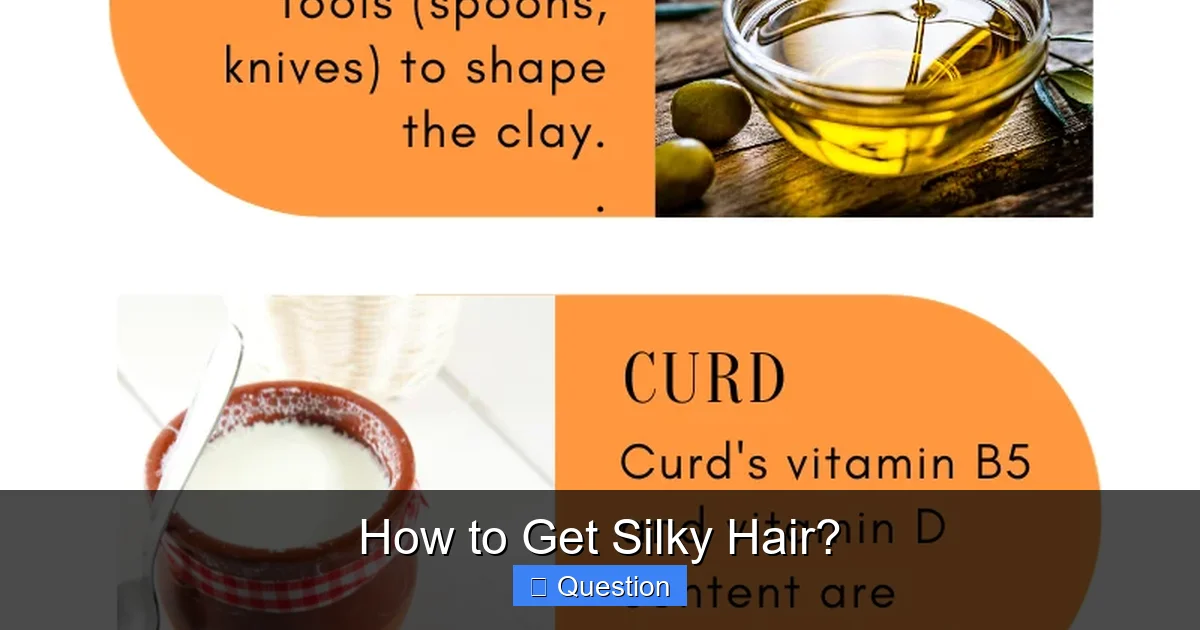 How to Get Silky Hair?