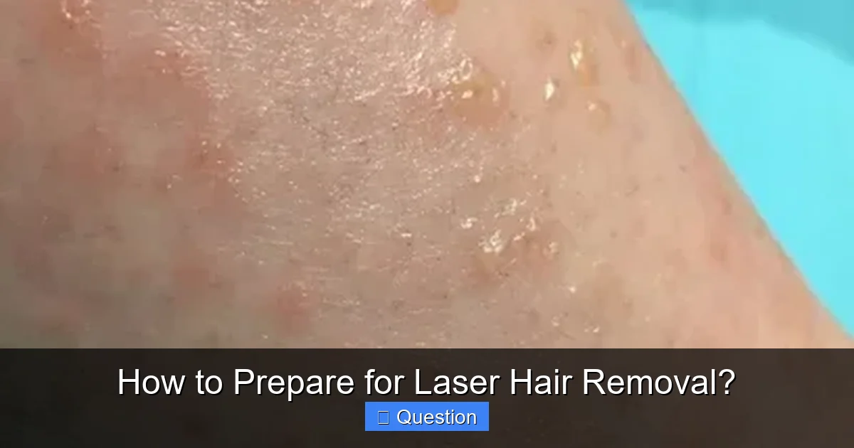 How to Prepare for Laser Hair Removal?