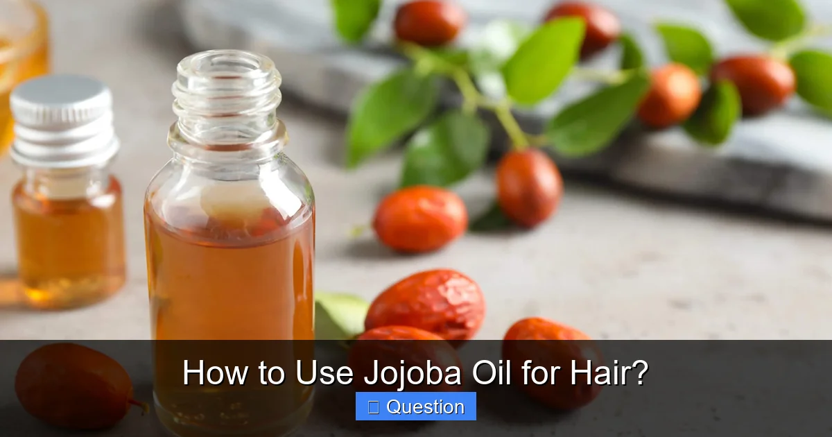 How to Use Jojoba Oil for Hair?