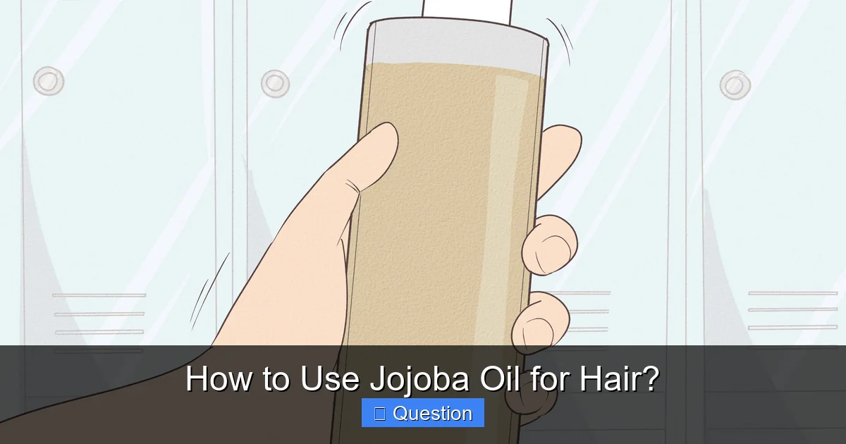 How to Use Jojoba Oil for Hair?
