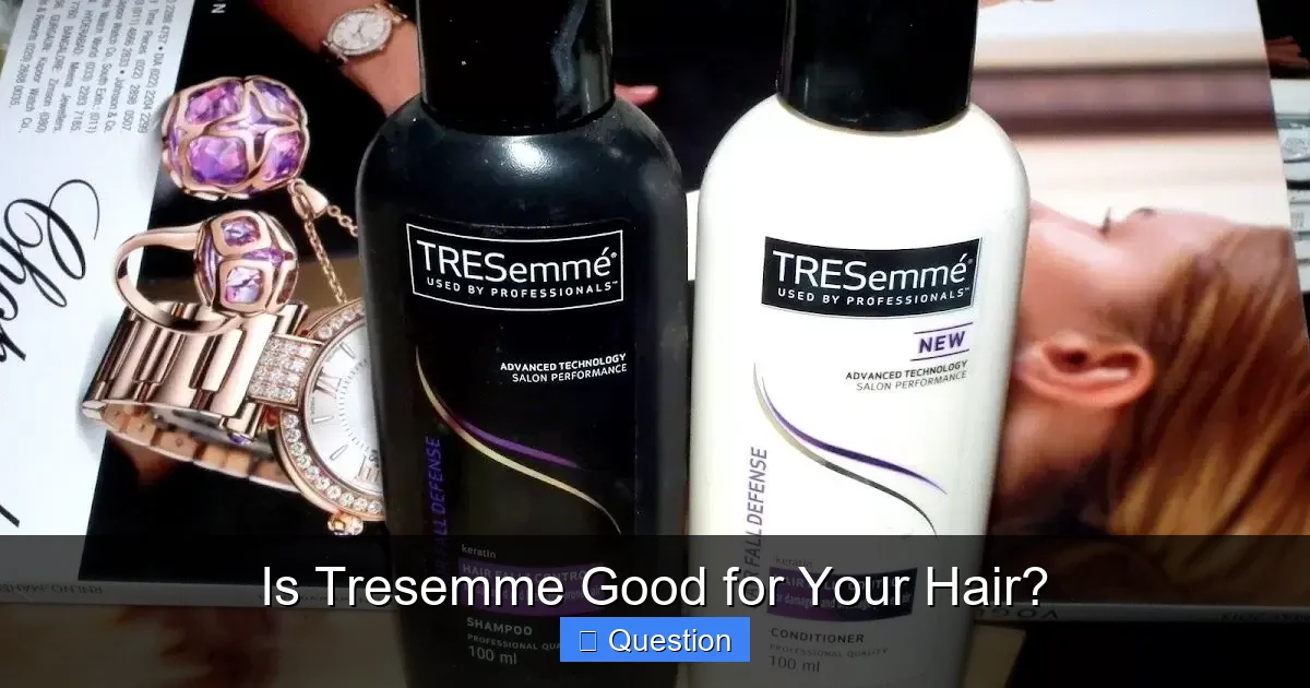 Is Tresemme Good for Your Hair?