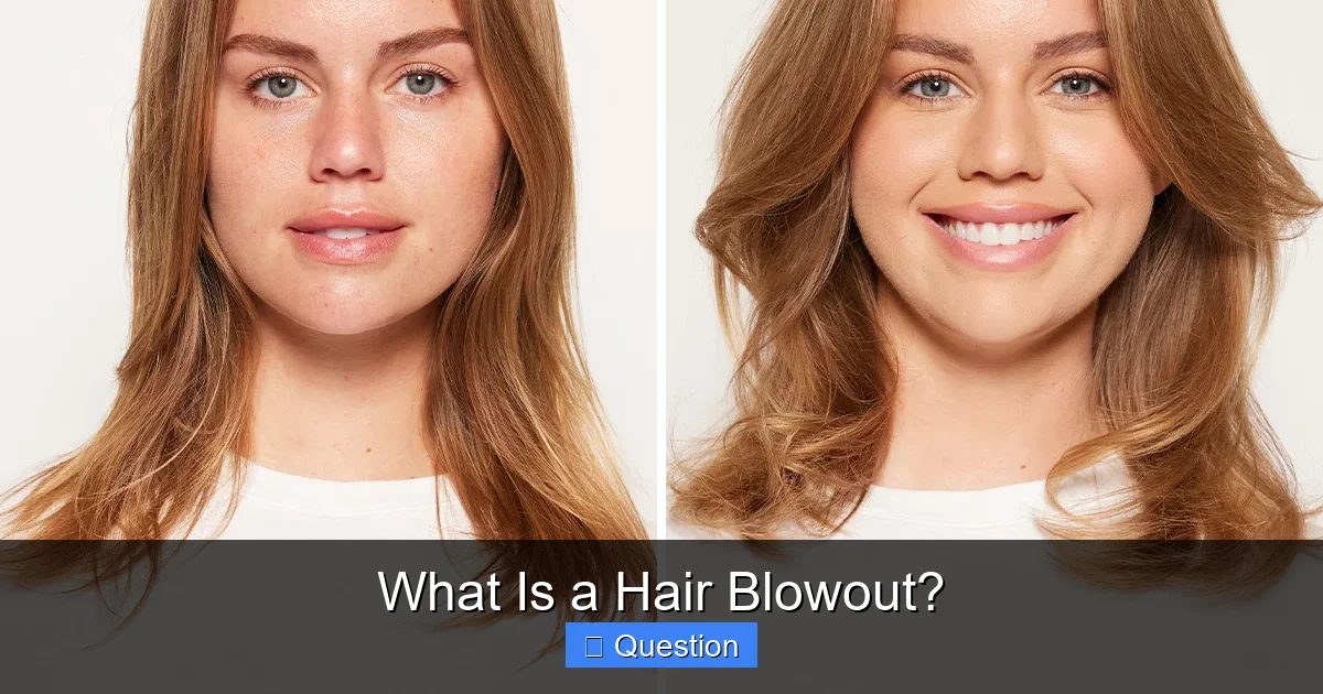 What Is a Hair Blowout?