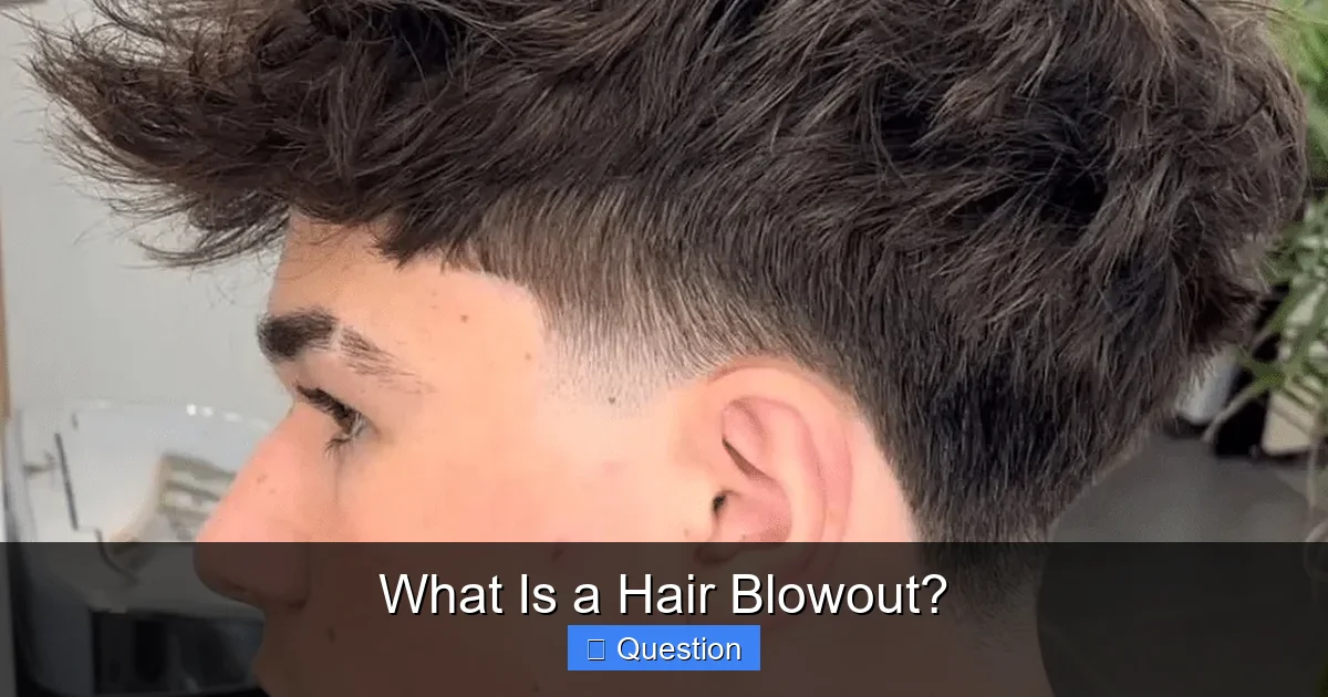 What Is a Hair Blowout?