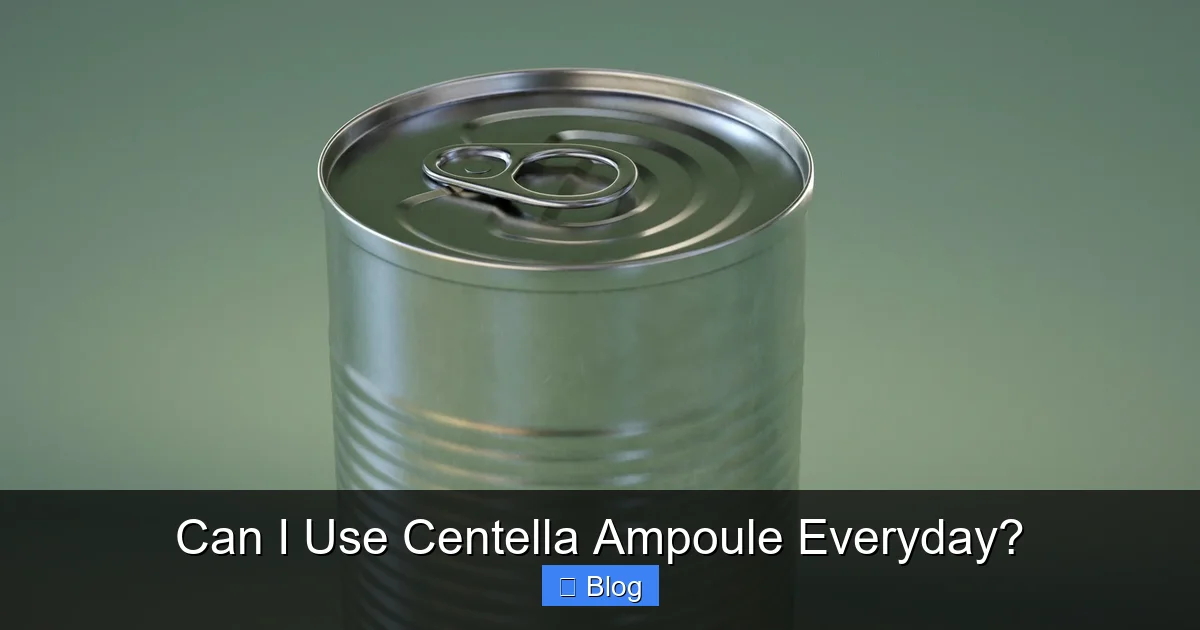 Can I Use Centella Ampoule Everyday?