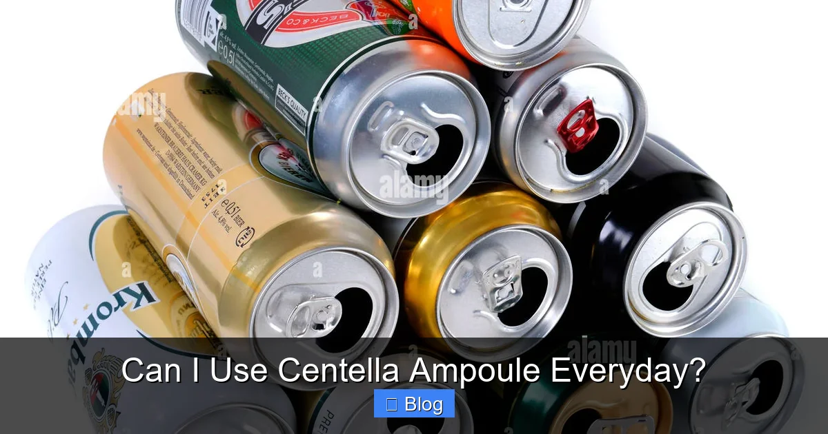 Can I Use Centella Ampoule Everyday?
