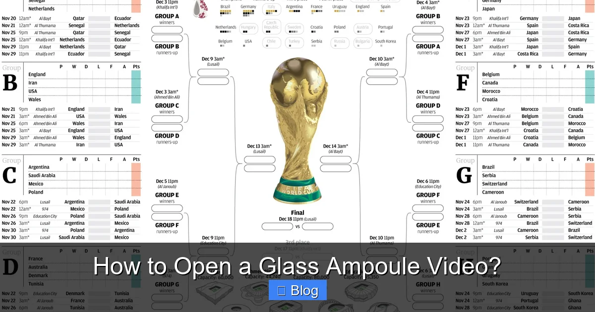 How to Open a Glass Ampoule Video?