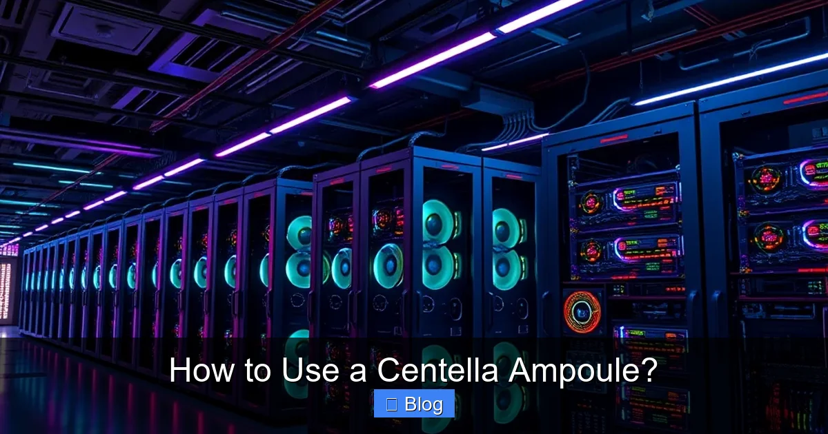How to Use a Centella Ampoule?