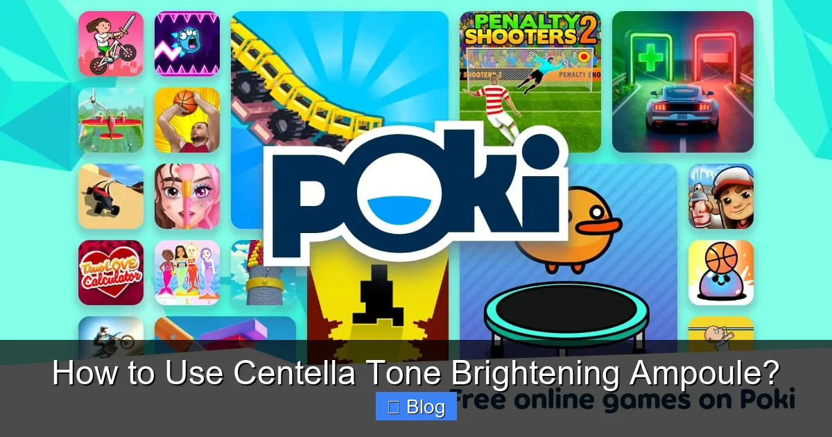 How to Use Centella Tone Brightening Ampoule?