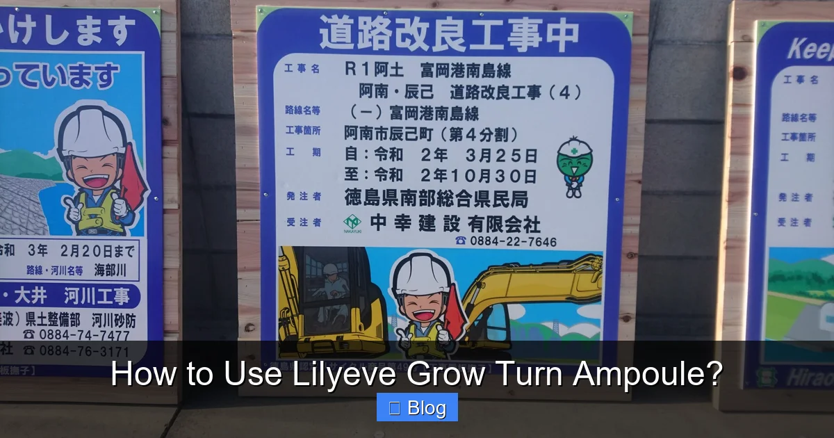 How to Use Lilyeve Grow Turn Ampoule?