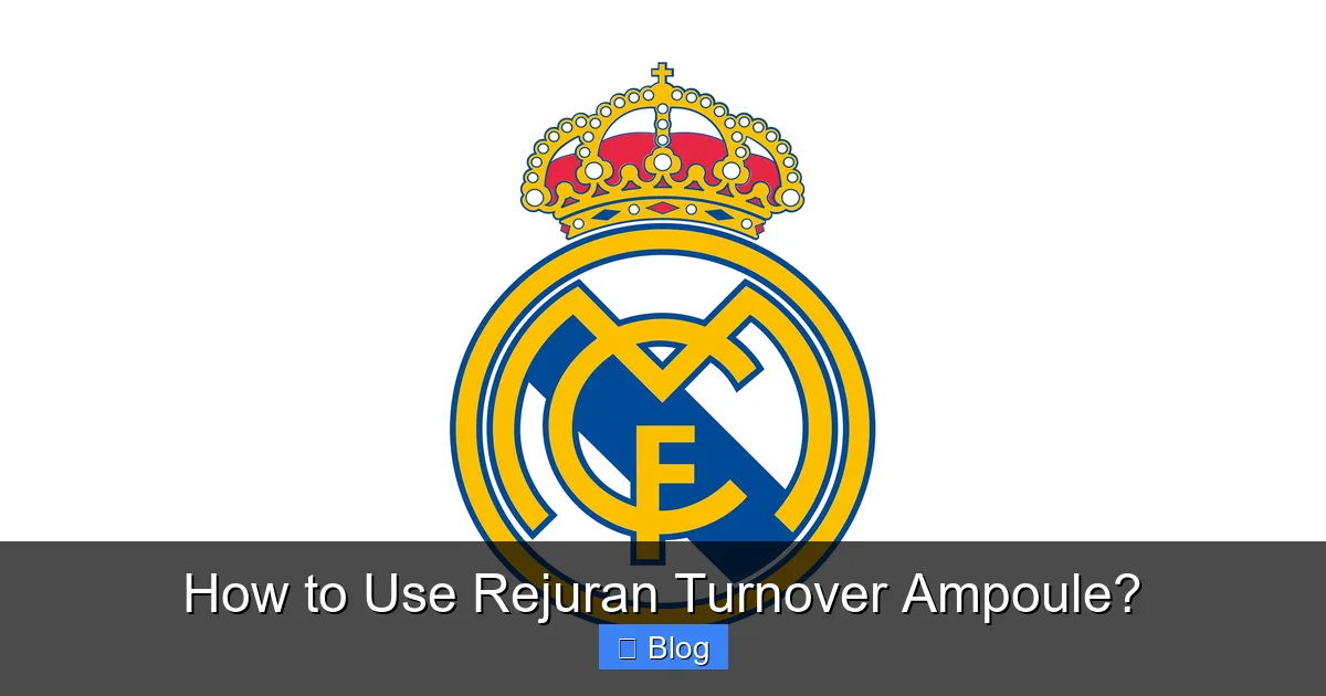How to Use Rejuran Turnover Ampoule?