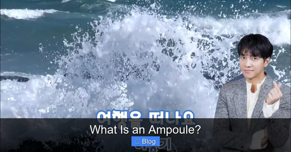 What Is an Ampoule?