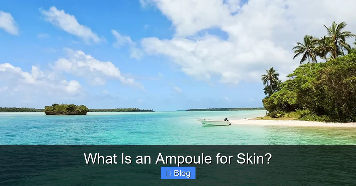What Is an Ampoule for Skin?