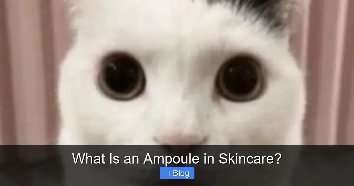 What Is an Ampoule in Skincare?