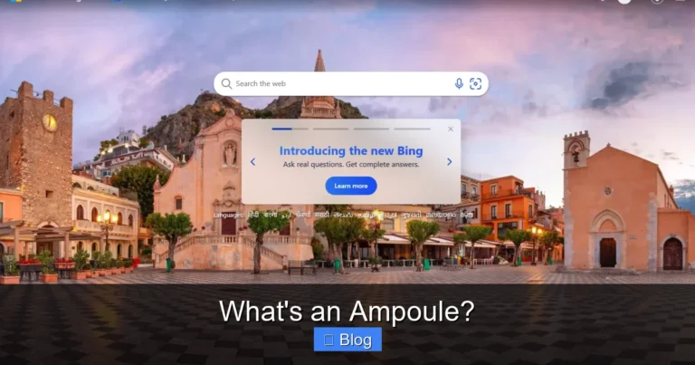 What's an Ampoule?
