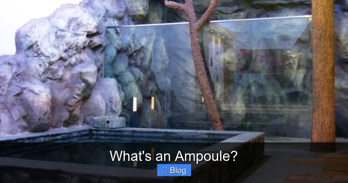 What's an Ampoule?