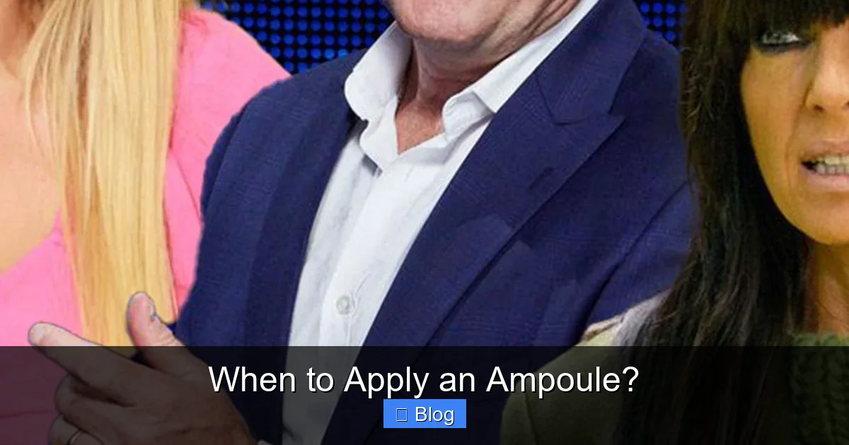 When to Apply an Ampoule?