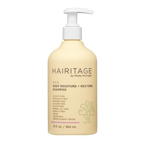 Hairitage Deep Moisture & Restore Hydrating Shampoo for...