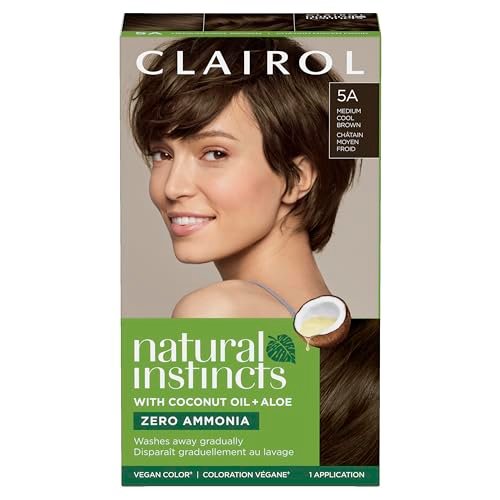 Clairol Natural Instincts Demi-Permanent Hair Dye, 5A...