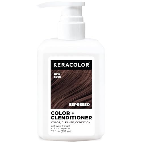 Keracolor Color + Clenditioner, Semi-Permanent Color,...