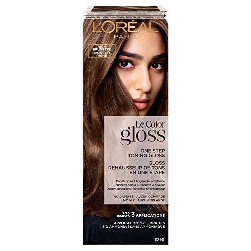 L'Oreal Paris Le Color One Step Toning Rich Brunette Gloss