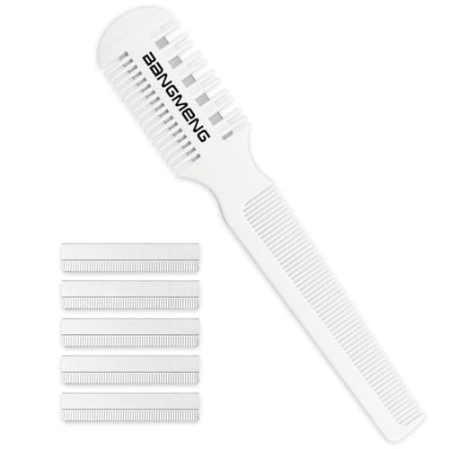 BANGMENG Hair Cutter Comb, Shaper Razor Comb, split ends...