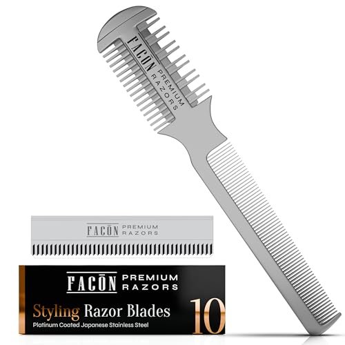Facón Razor Comb for Hair Cutting - professional hair...