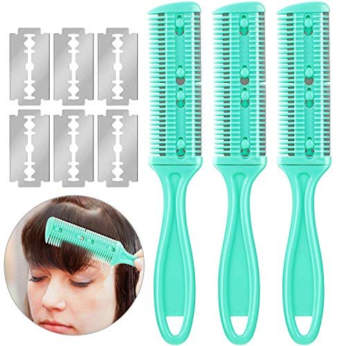 Maitys 3 Pcs Razor Combs for Hair Cutting