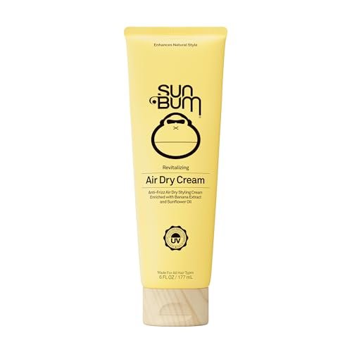 Sun Bum Revitalizing Air Dry Hair Cream for Anti Frizz