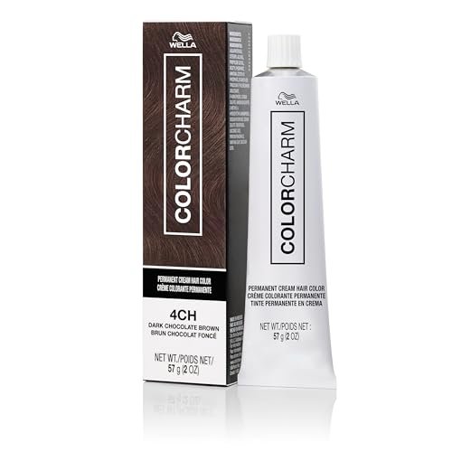 COLORCHARM Permanent Cream Hair Dye | Darkest Permanent...