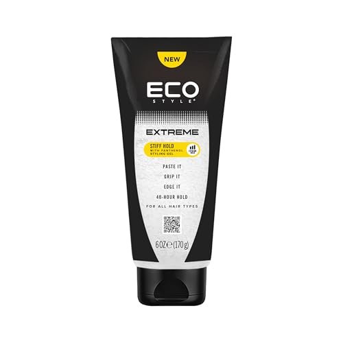 Eco Style Extreme Stiff Hold Gel — maximum hold,...