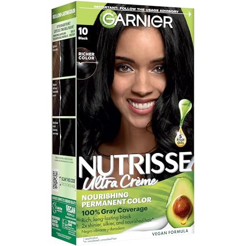 Garnier Nutrisse Ultra Crème Hair Color, Permanent Dye 10...