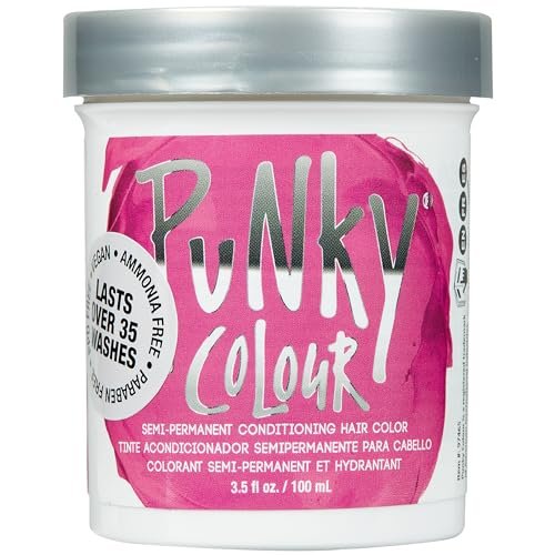 Punky Colour Flamingo Pink Semi Permanent Hair Dye Vegan