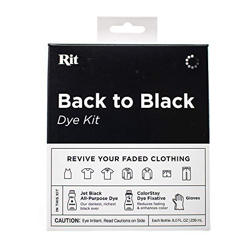 Rit Dye Back to Black Kit – Jet Black Fabric
