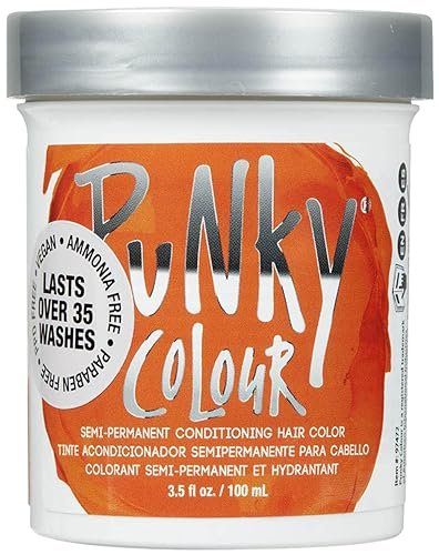 Punky Flame Semi Permanent Hair Color - Vegan conditioning...